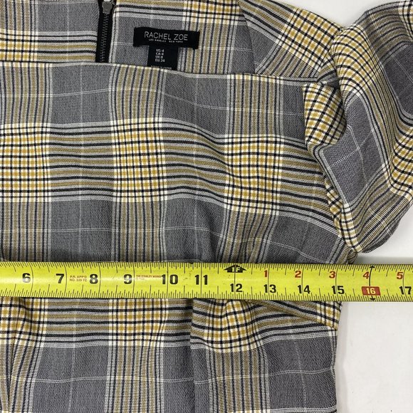 Rachel Zoe Plaid Blouse 4 - Picture 7 of 8